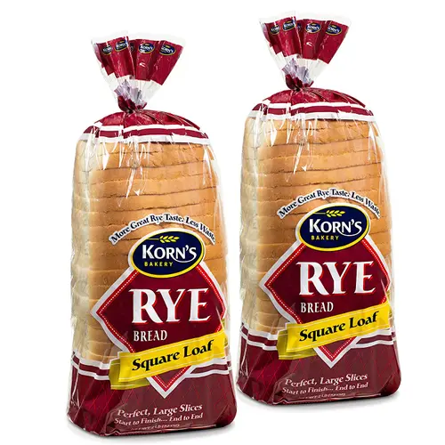 Rye Bread - 2 Pack - 32 oz per Loaf | Delicious Sandwich Bread | Fresh Bread | Soft & Light Rye Bread | Dairy & Nut Free