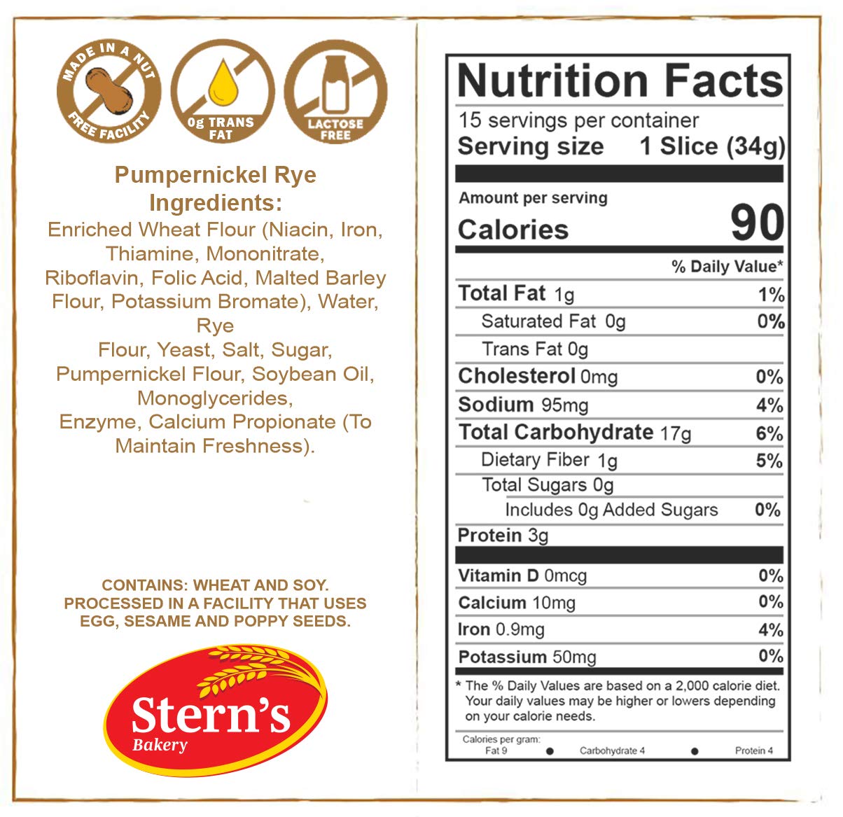 Rye Bread | 3 Flavor Variety Bundle | (1) Seeded Rye Bread, (1) Real Jewish Rye Bread ( Seedless) & (1) Pumpernickel Bread | thumbnail 4