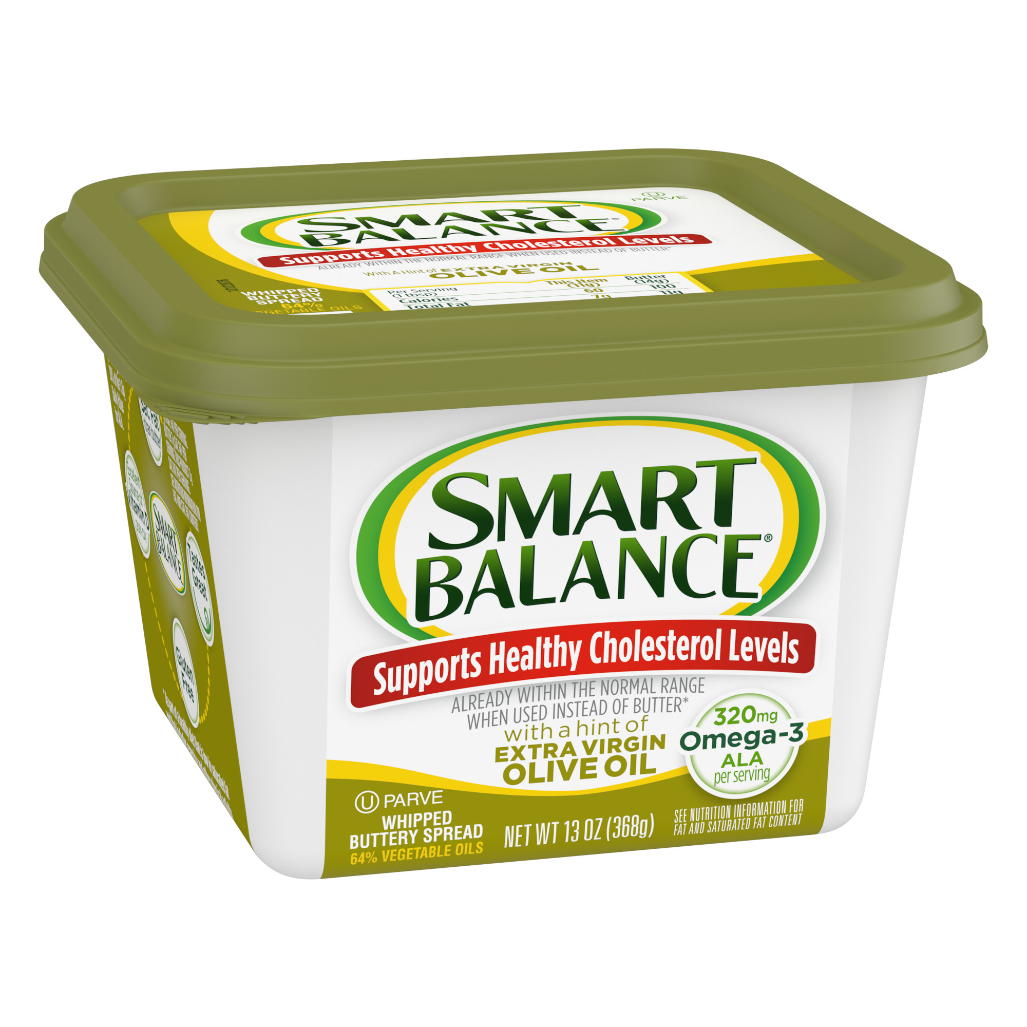Smart Balance Extra Virgin Olive Oil Buttery Spread, 13 oz Tub thumbnail 2