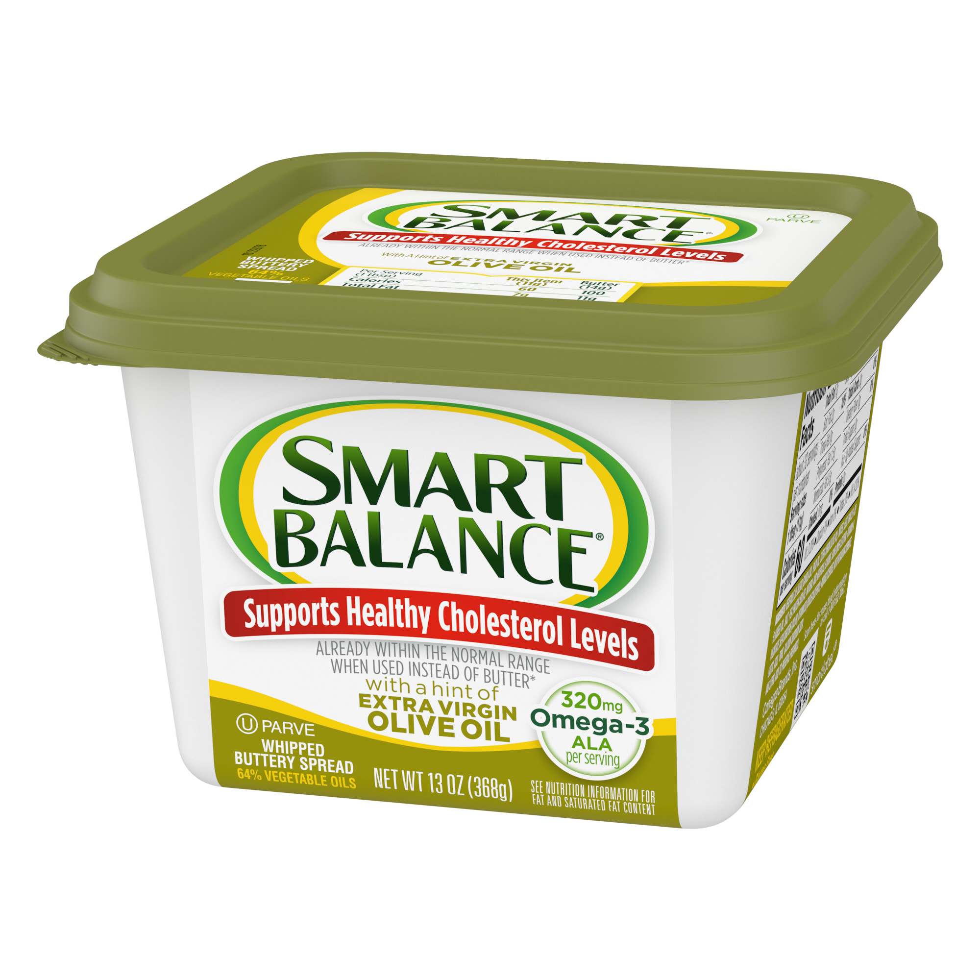 Smart Balance Extra Virgin Olive Oil Buttery Spread, 13 oz Tub thumbnail 3