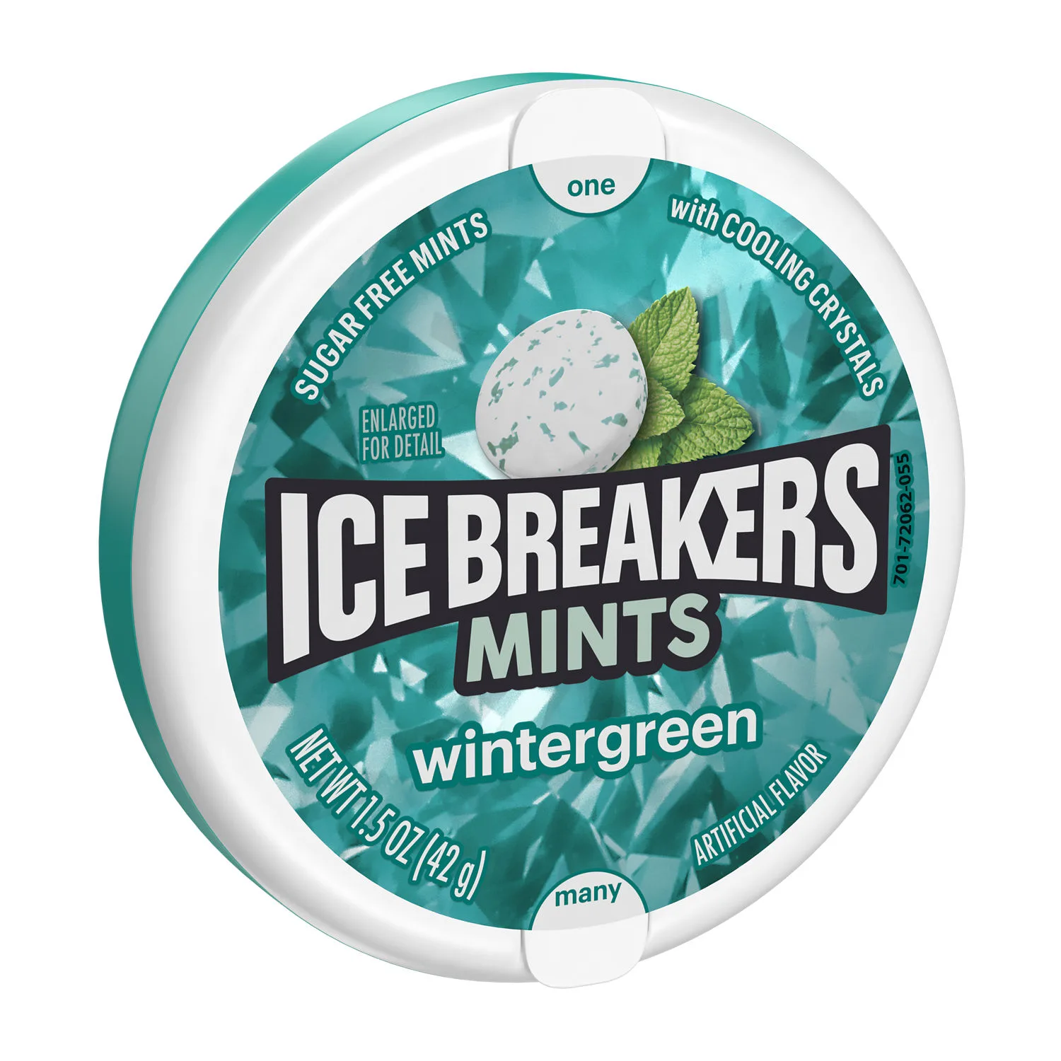 Ice Breakers Wintergreen Sugar Free Mints, Tin 1.5 oz