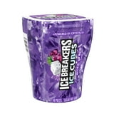 Ice Breakers Ice Cubes Arctic Grape Sugar Free Chewing Gum, Bottle 3.24 oz, 40 Pieces thumbnail 2