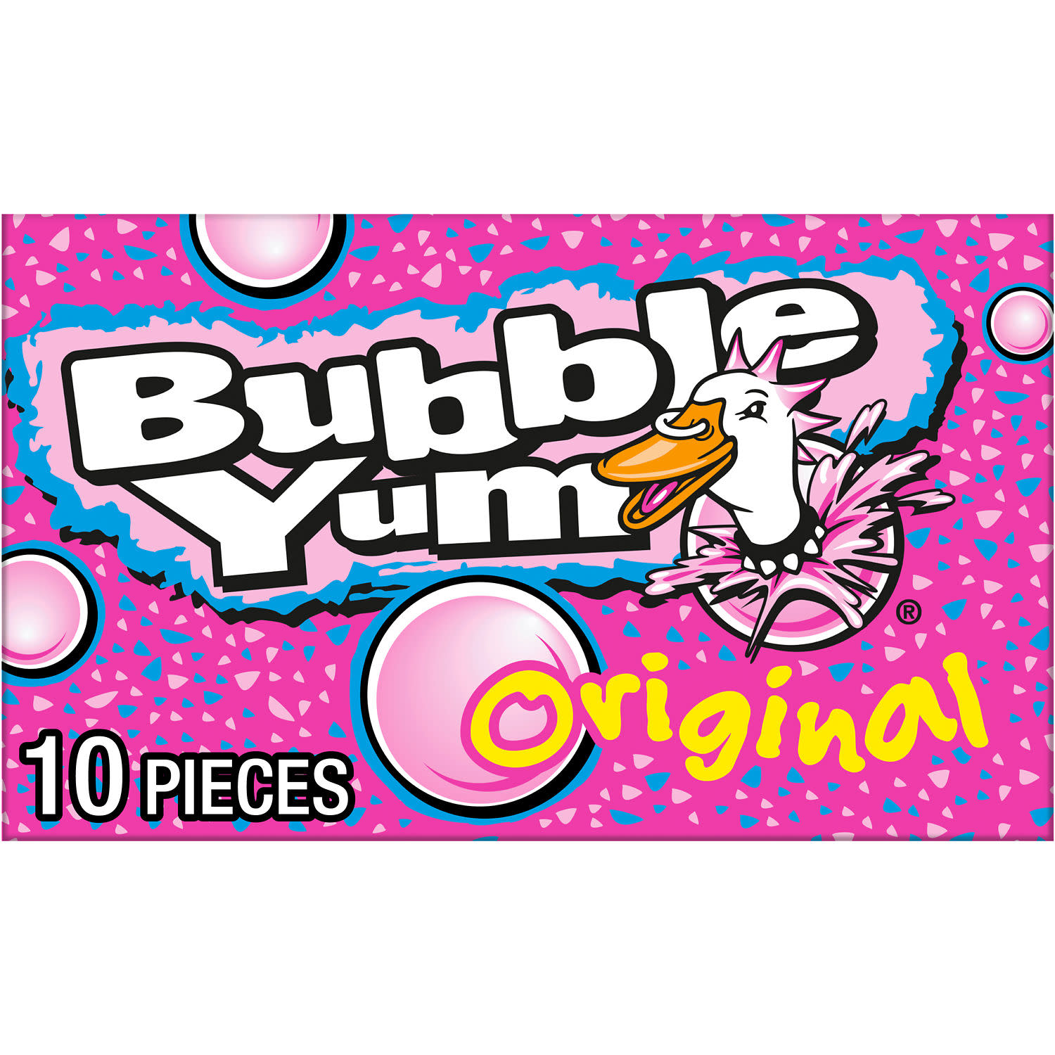 Bubble Yum Original Chewy Bubble Gum, Pack 2.82 oz