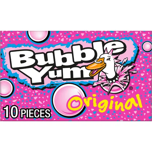 Bubble Yum Original Chewy Bubble Gum, Pack 2.82 oz