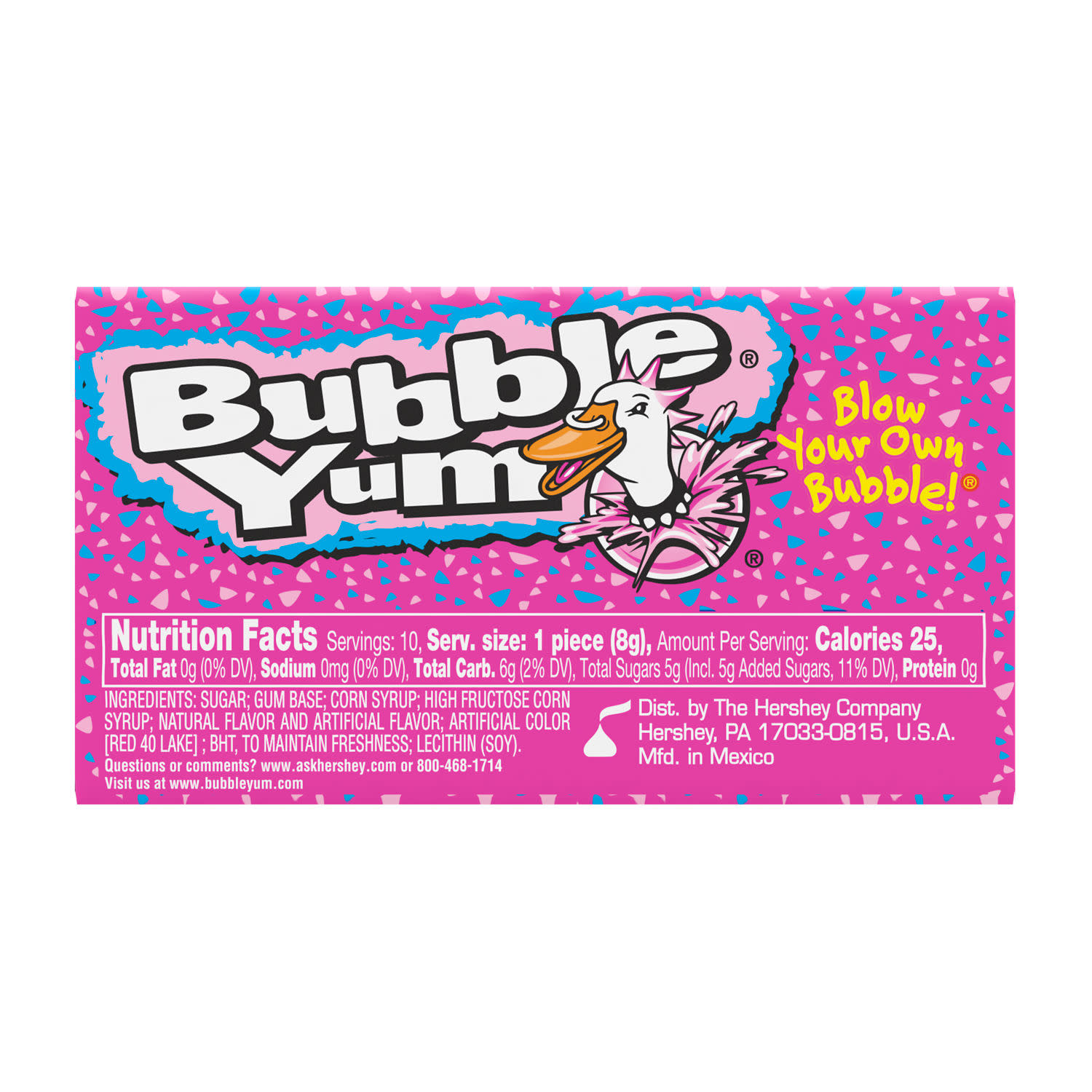 Bubble Yum Original Chewy Bubble Gum, Pack 2.82 oz thumbnail 3