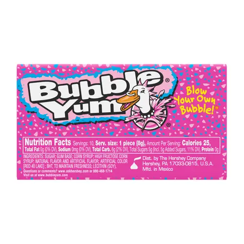 Bubble Yum Original Chewy Bubble Gum, Pack 2.82 oz thumbnail 3