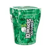 Ice Breakers Ice Cubes Spearmint Sugar Free Chewing Gum, Bottle 3.24 oz, 40 Pieces thumbnail 2