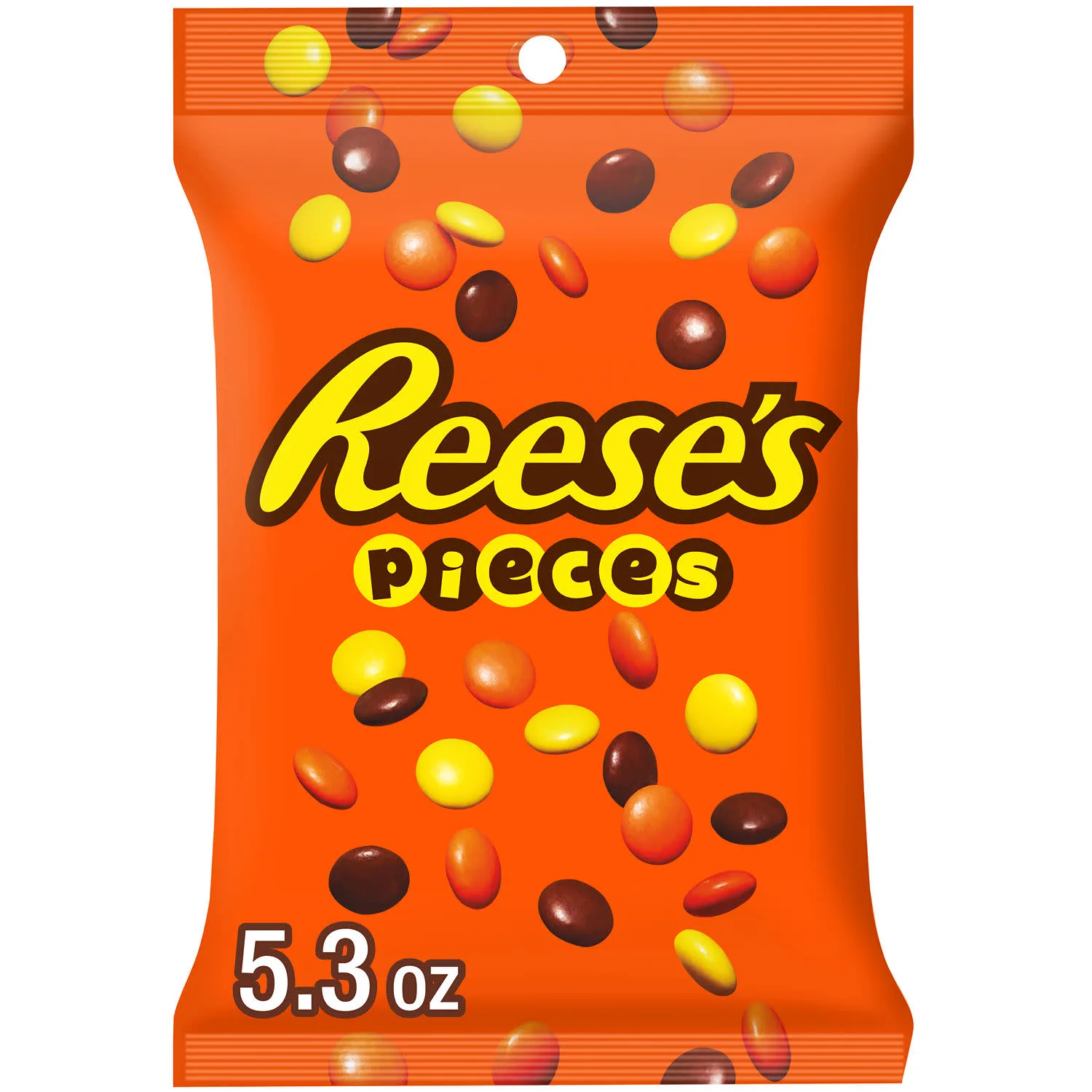 Reese's Pieces Peanut Butter In a Crunchy Shell Candy, Bag 5.3 oz