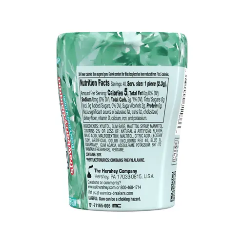 Ice Breakers Ice Cubes Strawberry Daiquiri Sugar Free Chewing Gum, Bottle 3.24 oz, 40 Pieces thumbnail 3