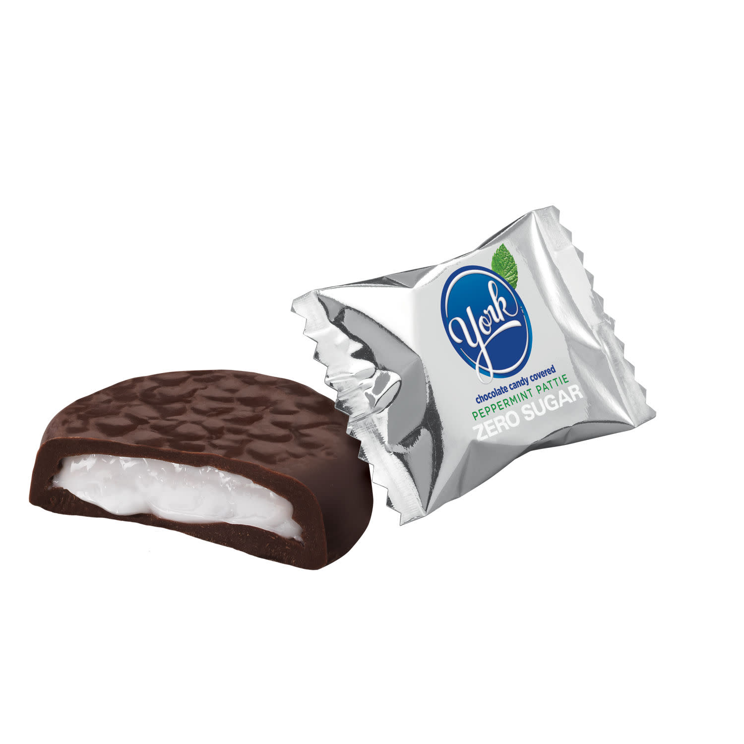 York Zero Sugar Chocolate Peppermint Patties Candy, Bag 5.1 oz thumbnail 4