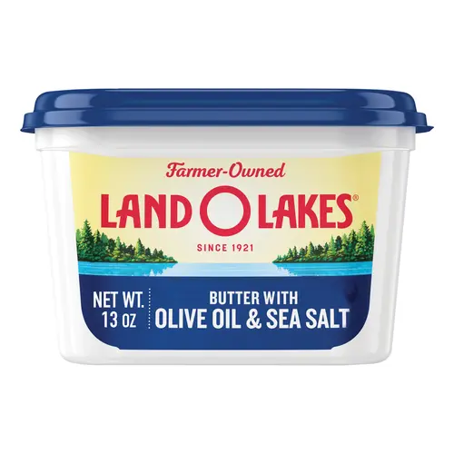 Land O Lakes Butter with Olive Oil and Sea Salt, 13 oz Tub