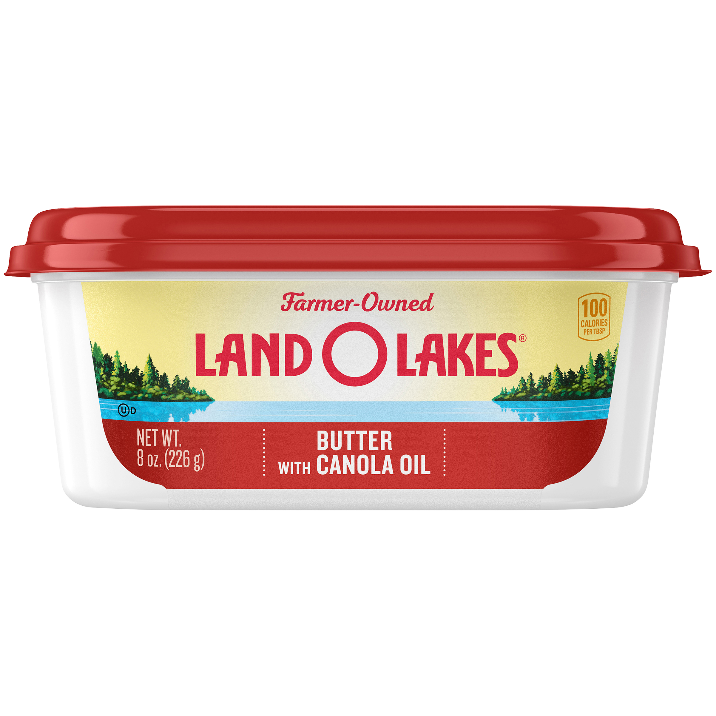 Land O Lakes Butter with Canola Oil, 8 oz Tub