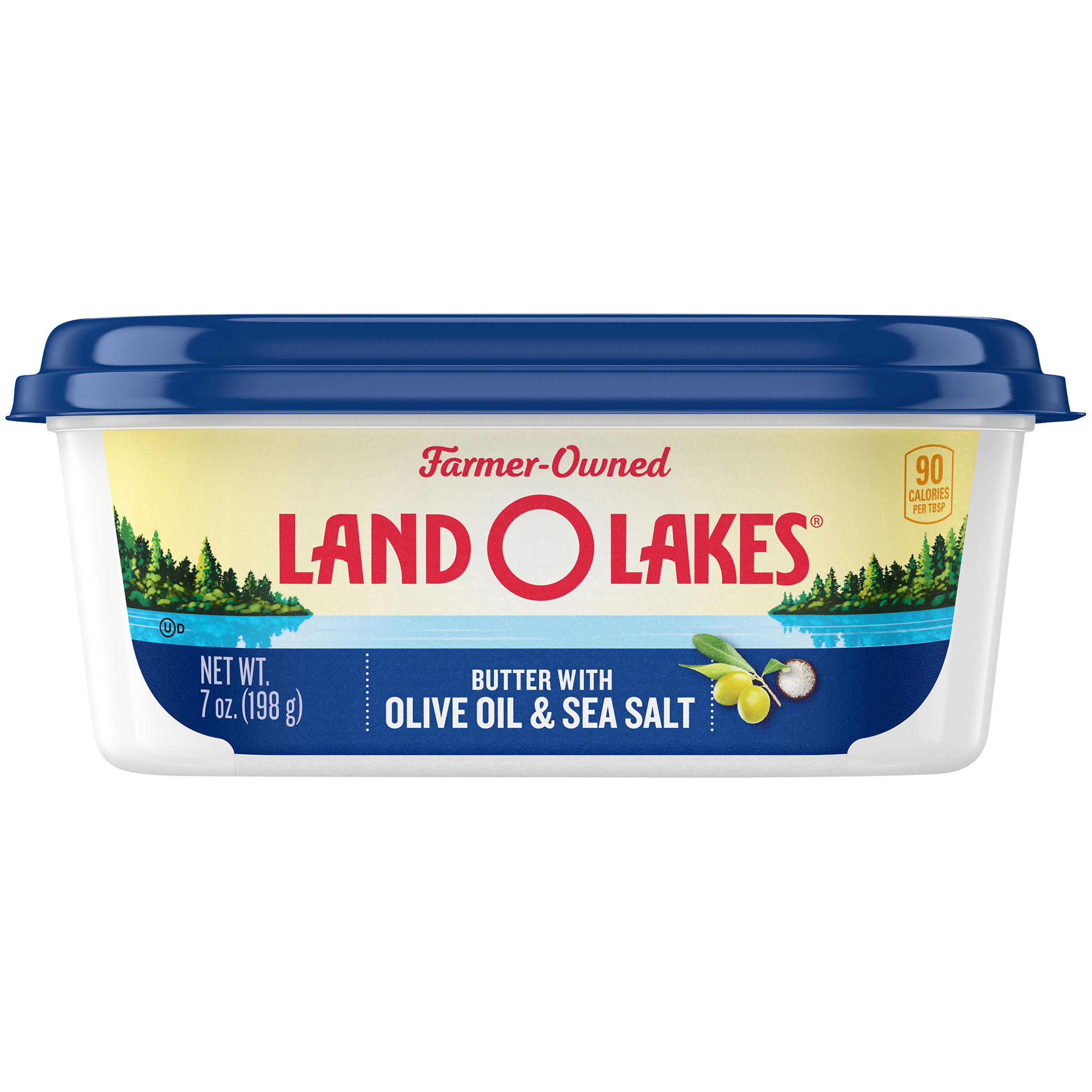 Land O Lakes Butter with Olive Oil and Sea Salt, Spreadable, 7 oz Tub