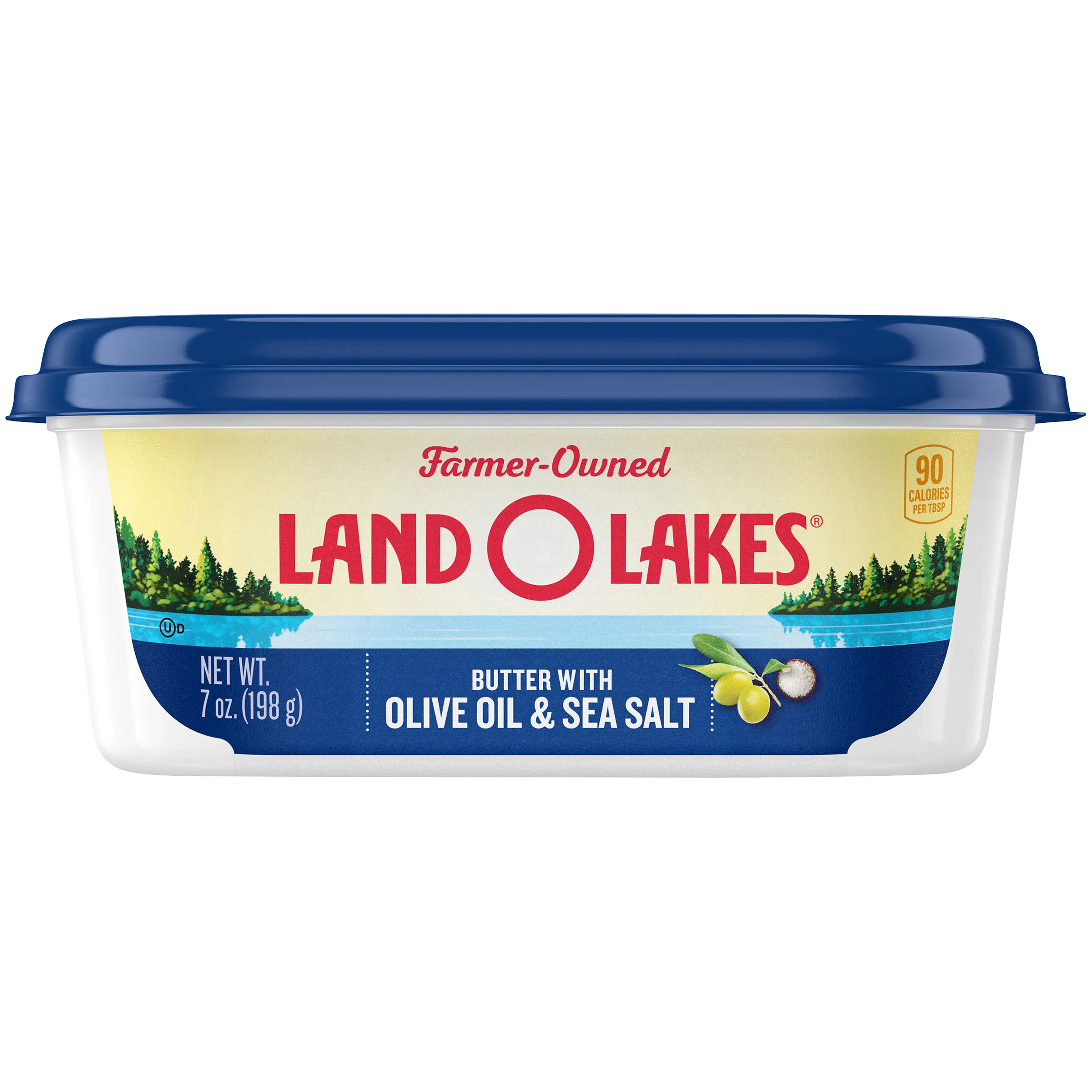 Land O Lakes Butter with Olive Oil and Sea Salt, Spreadable, 7 oz Tub