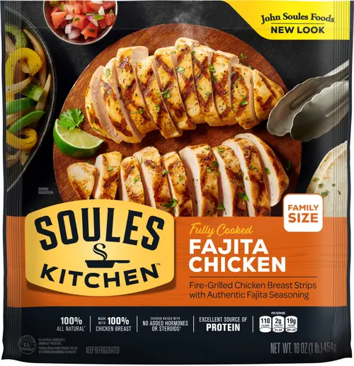 Soules Kitchen Fajita Chicken, Refrigerated, 16oz, 18g Protein per 3oz Serving Size thumbnail 2