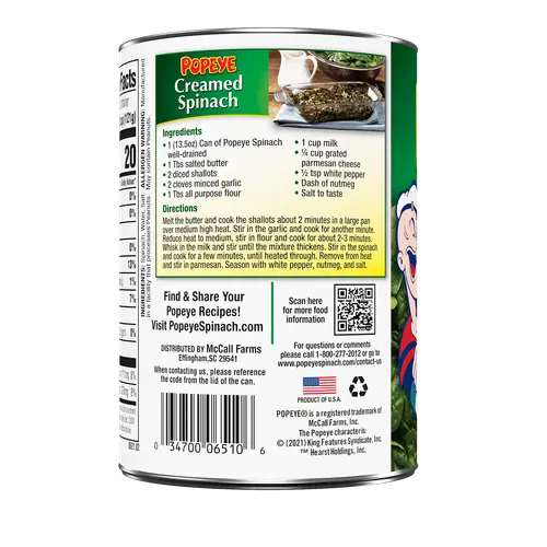 Popeye Leaf Spinach, 13.5 oz thumbnail 3