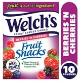 Welch's, Made With Real Fruit Fruit Snacks, Berries N Cherries, .8 oz, 10 Count