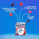 Welch's, Made With Real Fruit Fruit Snacks, Berries N Cherries, .8 oz, 10 Count thumbnail 3