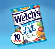 Welch's, Made With Real Fruit Fruit Snacks, Mixed Fruit, .8 oz, 10 Count thumbnail 2