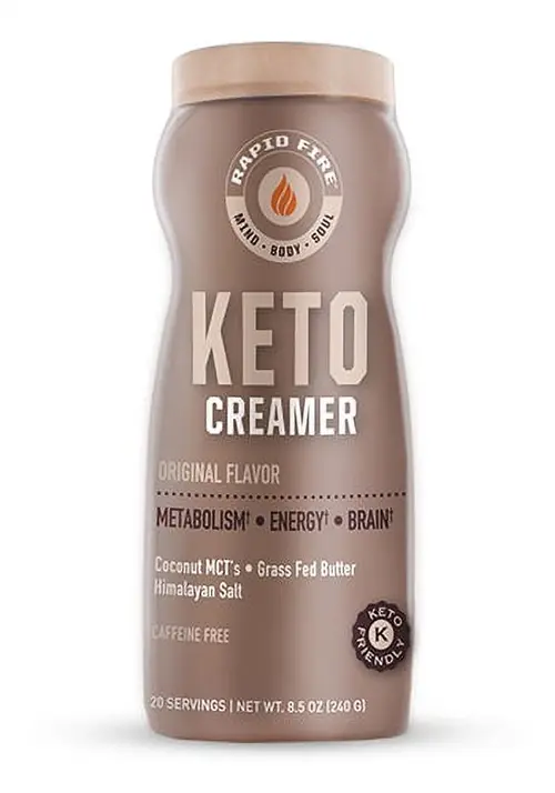 Rapid Fire Ketogenic Creamer with MCT Oil, 8.5 Oz, 20 Servings