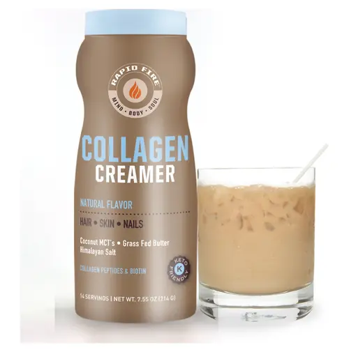 Rapid Fire Collagen Creamer for Hair, Skin and Nails, 7.55 oz thumbnail 3