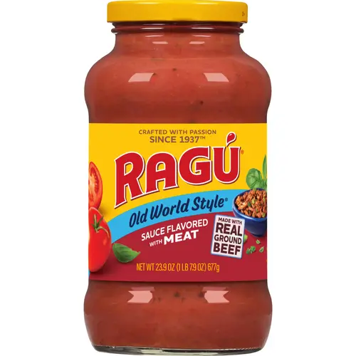 Ragu Old World Style Meat-Flavored Pasta Sauce, 24 oz thumbnail 2