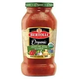 Bertolli Organic Pasta Sauce with Olive Oil, Basil and Garlic, Spaghetti Tomato Sauce, 24 oz