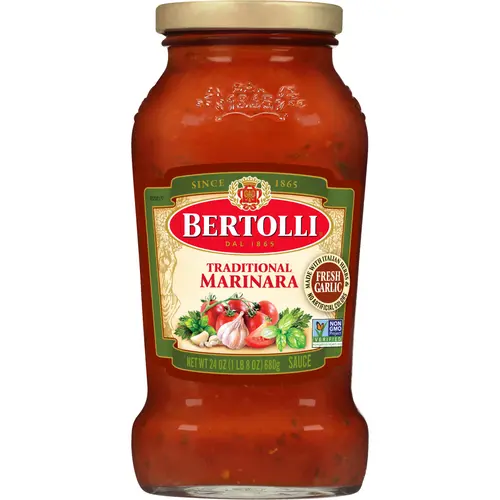 Bertolli Classic Marinara Sauce, Spaghetti Tomato Pasta Sauce, 24 oz thumbnail 2