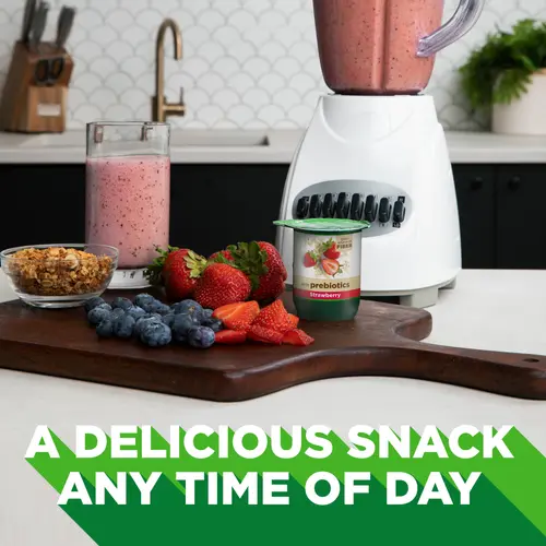 Activia Fiber Strawberry and Pineapple Probiotic Yogurt, Probiotic Lowfat Yogurt Cups, Variety Pack, 4 oz, 12 Count thumbnail 4