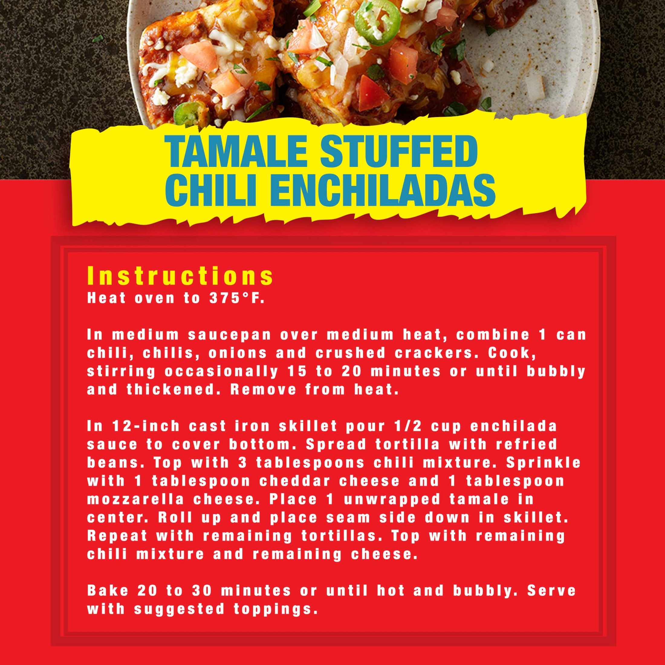 HORMEL Beef Tamales in Chili Sauce, Shelf-Stable, 15 oz Steel Can thumbnail 2