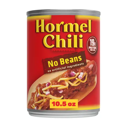 HORMEL Chili, Beef and Pork, No Beans Canned Chili, No Artificial Ingredients, Shelf-Stable, 10.5 oz Steel Can thumbnail 4