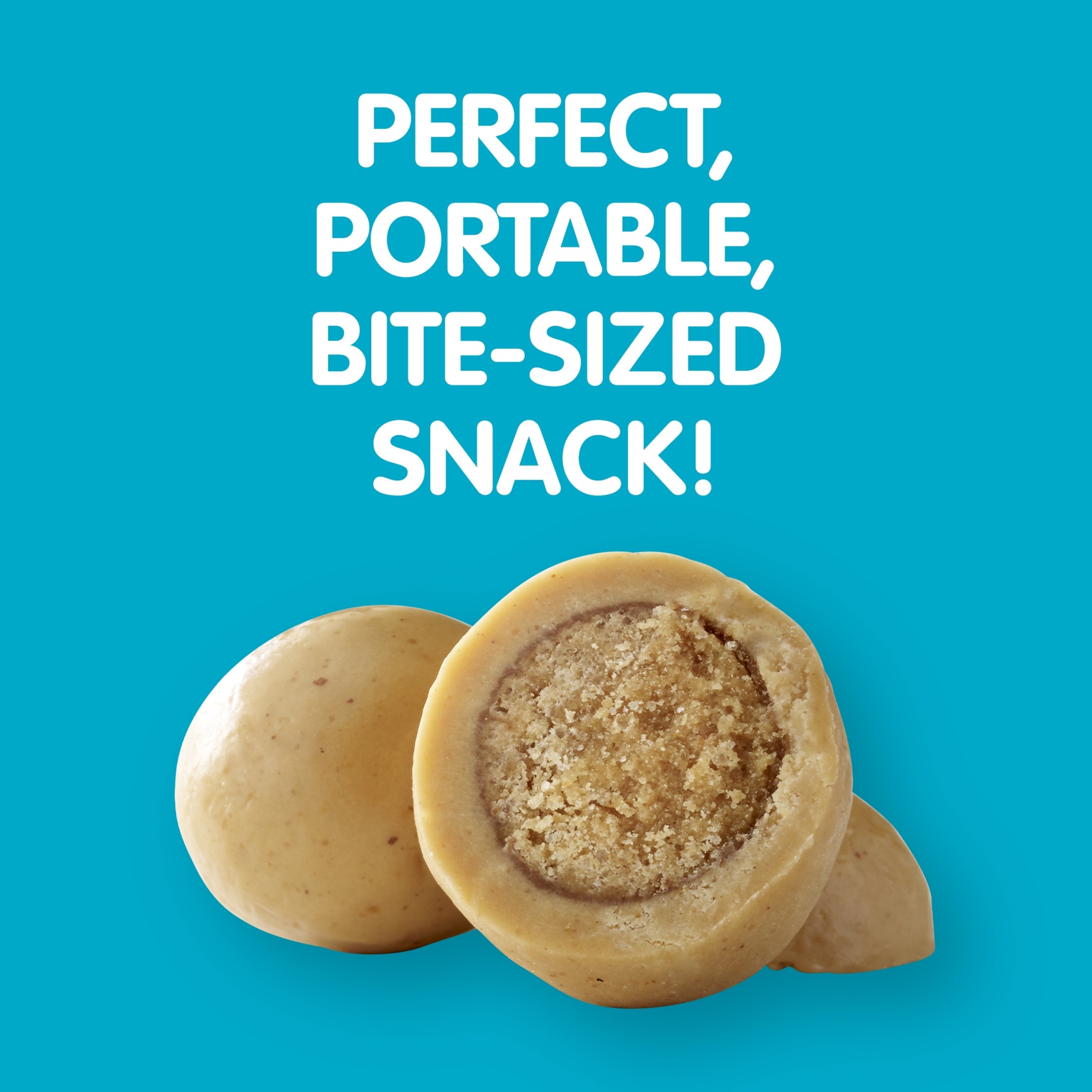 SKIPPY PB Bites Double Peanut Butter Snack, Shelf-Stable, 6 oz Resealable Plastic Pouch thumbnail 2