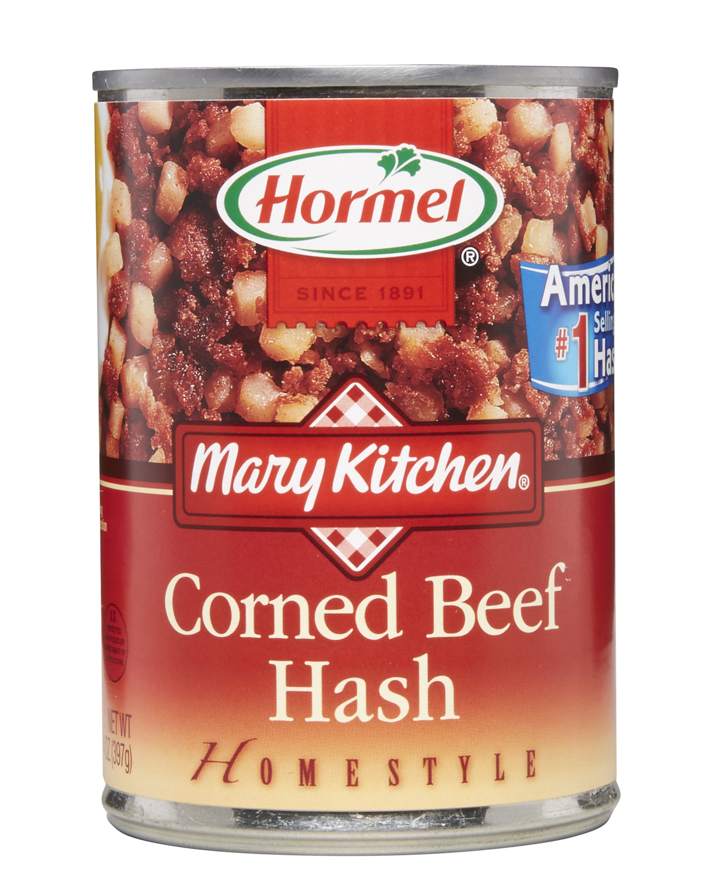 MARY KITCHEN Corned Beef Hash, Canned Corned Beef, Shelf-Stable, 14 oz Steel Can