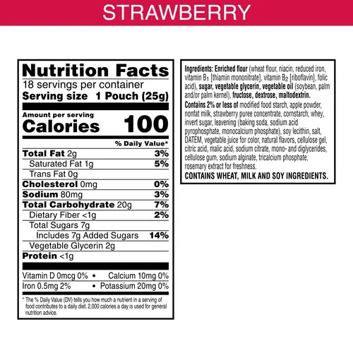 Special K Bar Strawberry Chewy Pastry Crisps, 100 Calories, 15.84 oz, 36 Count thumbnail 3