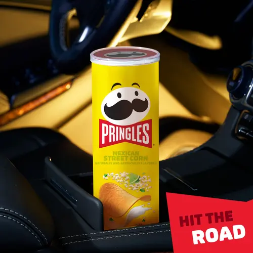 (14 pack) Pringles Elote Mexican Street Corn Potato Crisps Chips, Lunch Snacks, 5.5 oz Canister thumbnail 4