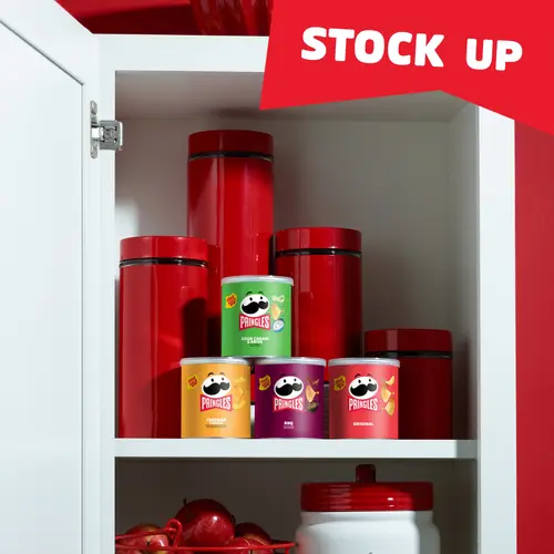 Pringles Variety Pack Potato Crisps Chips, Lunch Snacks, 16 Count thumbnail 4