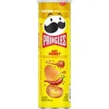 Pringles Hot Honey Potato Crisps Chips, Lunch Snacks, 5.5 oz Canister