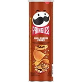 Pringles Chili Cheese Fries Potato Crisps Chips, Lunch Snacks, 5.5 oz Canister