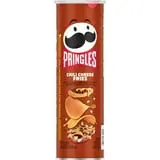 Pringles Chili Cheese Fries Potato Crisps Chips, Lunch Snacks, 5.5 oz Canister