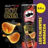 Pringles Hot Ones Barbacoa Potato Crisps Chips, Spicy Snacks, 5.5 oz thumbnail 3