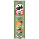 Pringles 7-Layer Dip Potato Crisps Chips, Lunch Snacks, 5.5 oz Canister