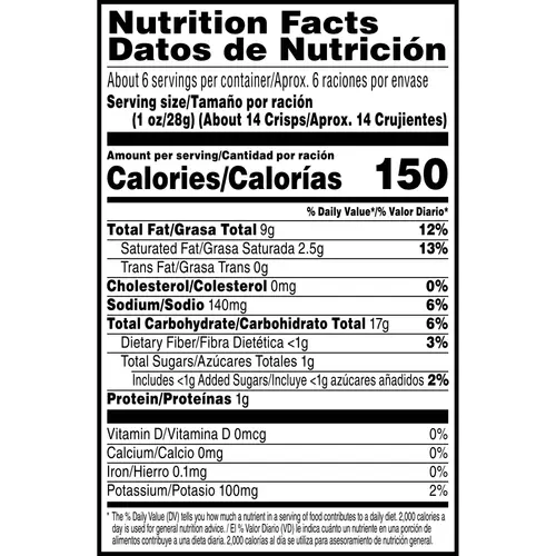 Pringles Honey Mustard Potato Crisps Chips, Lunch Snacks, 5.5 oz Canister thumbnail 4