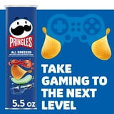 Pringles All Dressed Potato Crisps Chips, Lunch Snacks, 5.5 oz Canister thumbnail 4