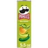 Pringles Dill Pickle Potato Crisps Chips, Lunch Snacks, 5.5 oz Canister