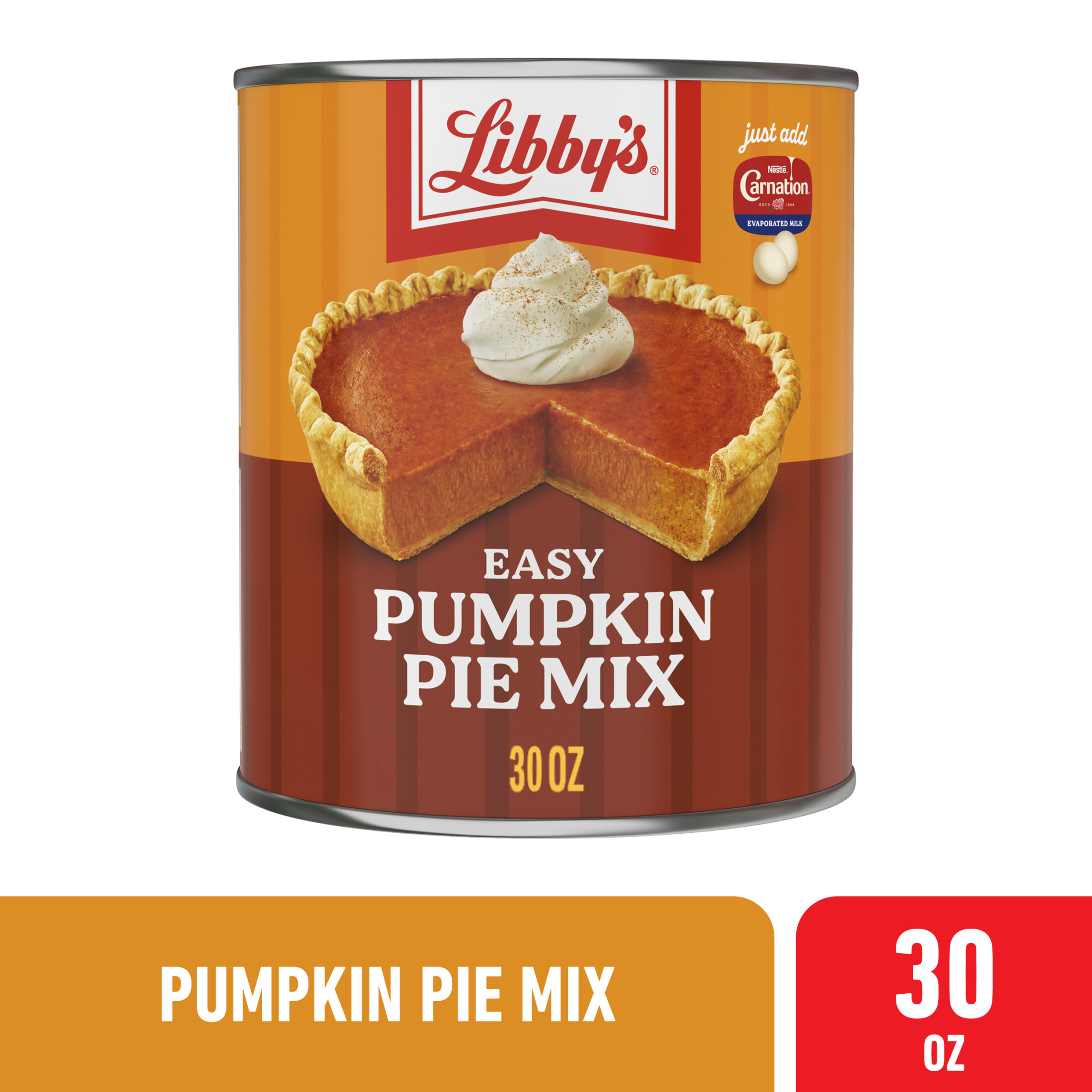 (12 pack) LIBBY'S Easy Pumpkin Pie Mix, Canned Pumpkin Pie Filling, Baking One 9-inch Pumpkin Pie 30 oz thumbnail 3