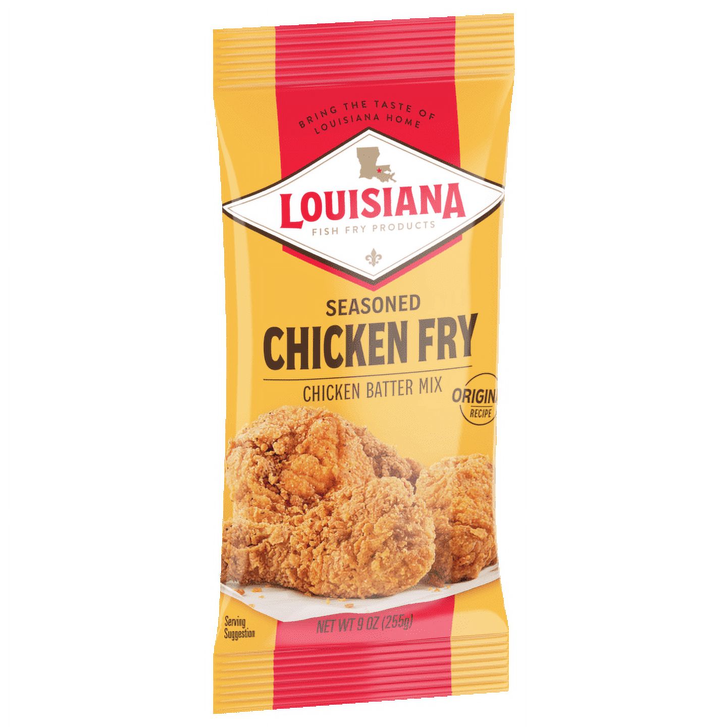 Louisiana Fish Fry Products Crispy Seasoned Chicken Fry Coating Powder Mix, 9 oz Bag thumbnail 2
