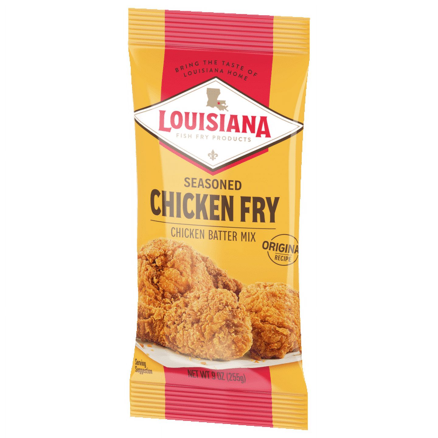Louisiana Fish Fry Products Crispy Seasoned Chicken Fry Coating Powder Mix, 9 oz Bag thumbnail 3