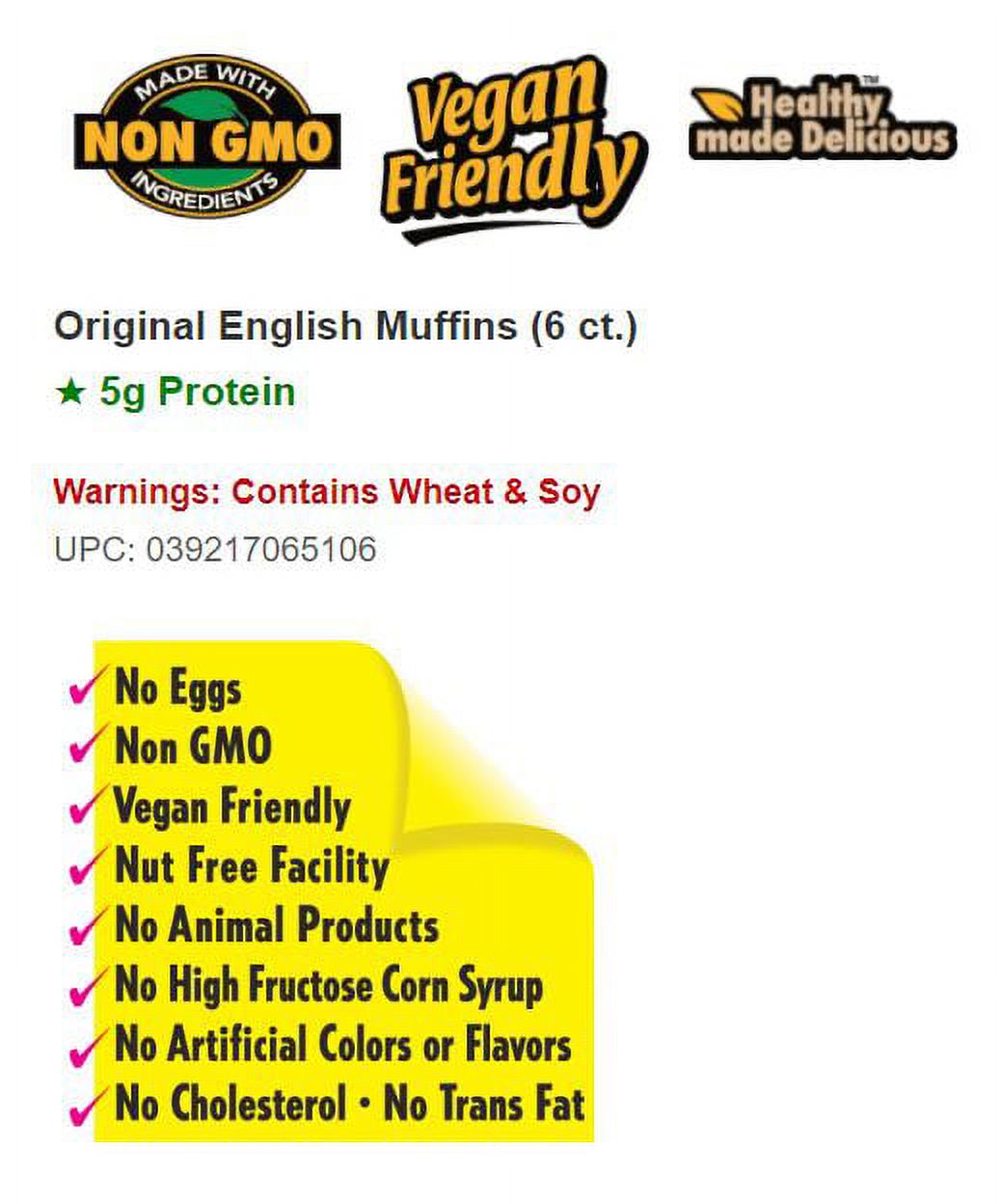 Bubba's English Muffin 12ct thumbnail 2