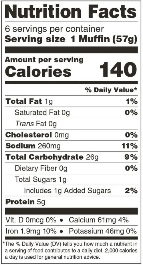 Bubba's English Muffin 12ct thumbnail 3