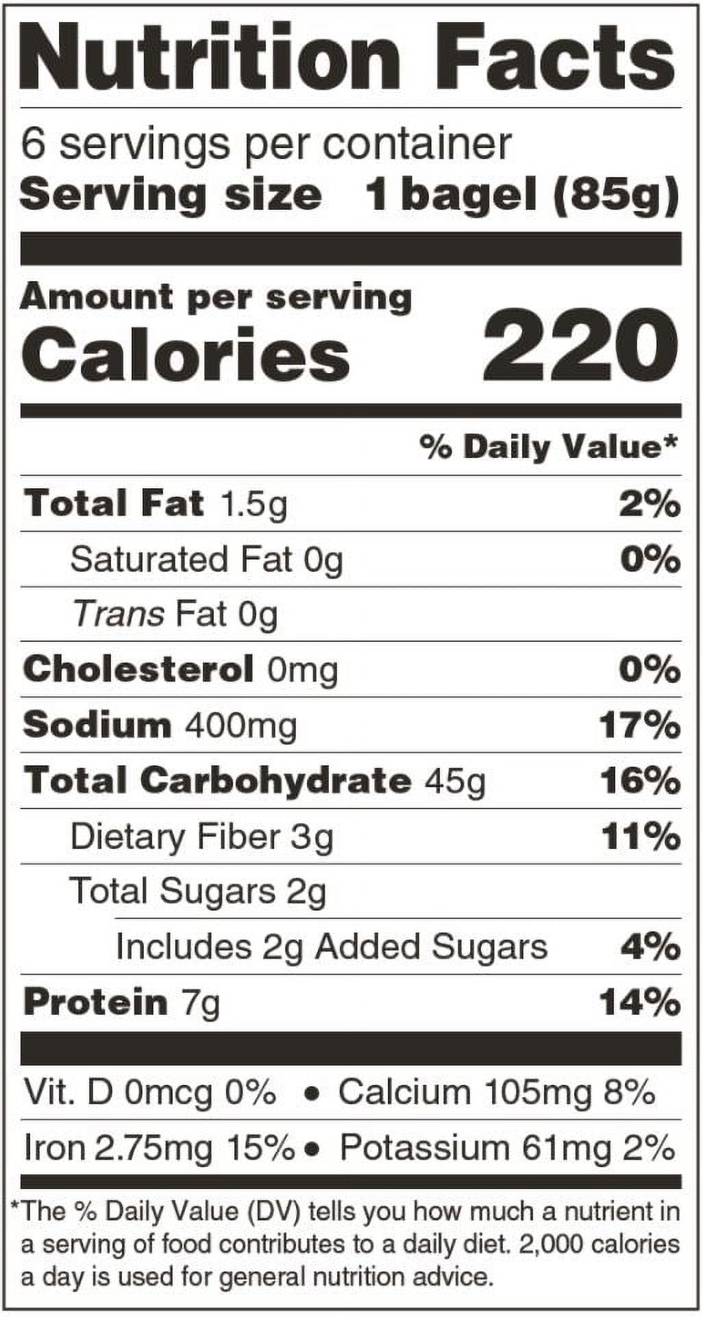 Bubba's Plain Bagels, 6 Count, 18 oz thumbnail 4